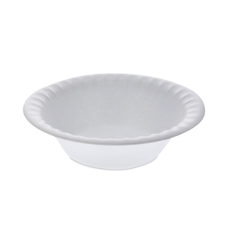 PACTIV Unlaminated Foam Dinnerware, Bowl, 6" Diameter, 12 oz, White, PK1000 YTH100120000